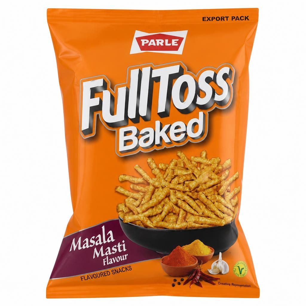Parle FullToss Baked Masala Masti Flavored Snacks 52g