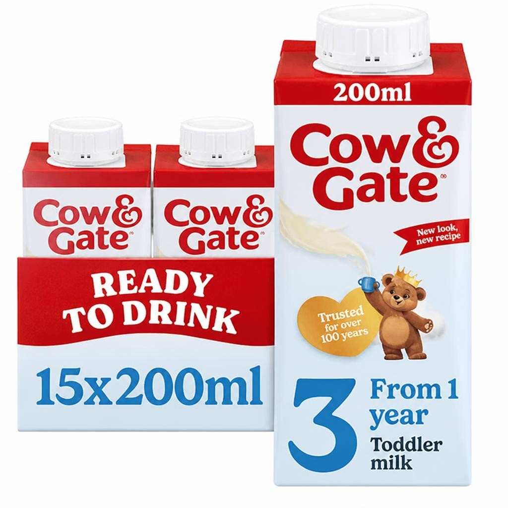 Cow & Gate 3 Growing Up Milk Formula 1+ Years 200ml
