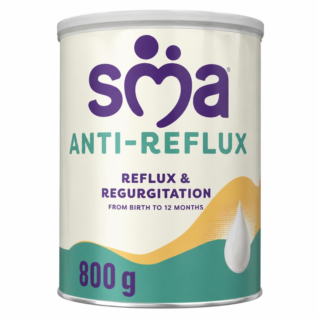 SMA Anti Reflux Baby Milk Powder Formula, From Birth 800g
