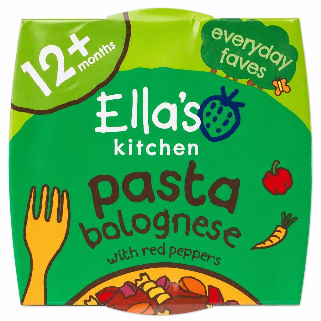 Ella's Kitchen Ella's kitchen Pasta Bolognese with Red Peppers 12+ Months 200g