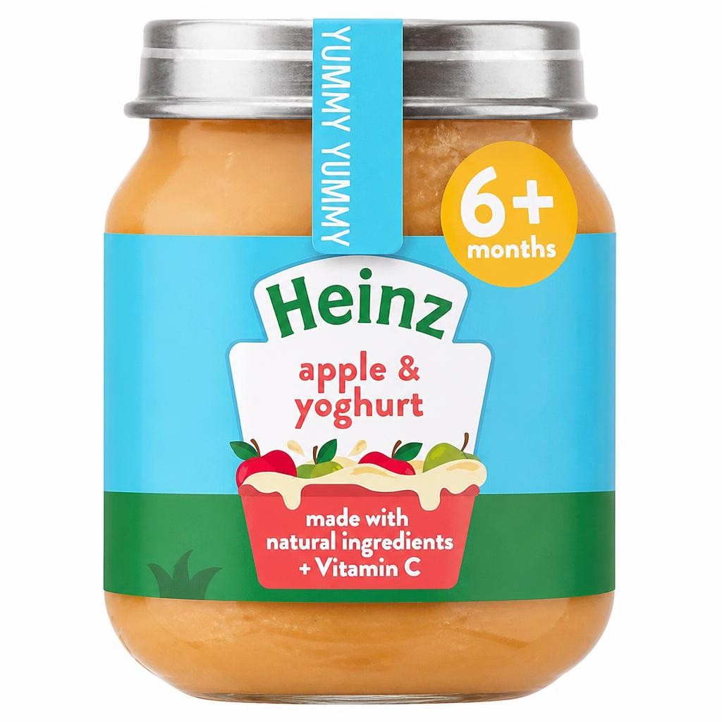 Heinz By Nature Apple & Yoghurt Baby Food Jar 6+ Months 120g