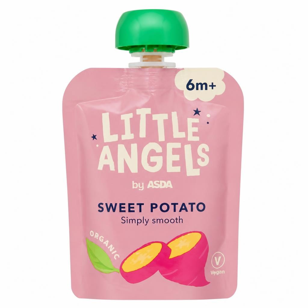 LITTLE ANGELS by ASDA Organic Sweet Potato 6m+ 70g