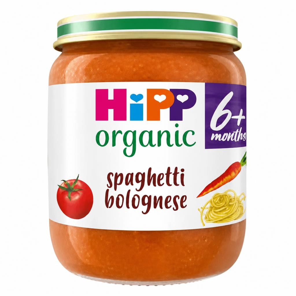 HiPP HiPP Organic Spaghetti Bolognese Baby Food Jar 6+ Months 125g