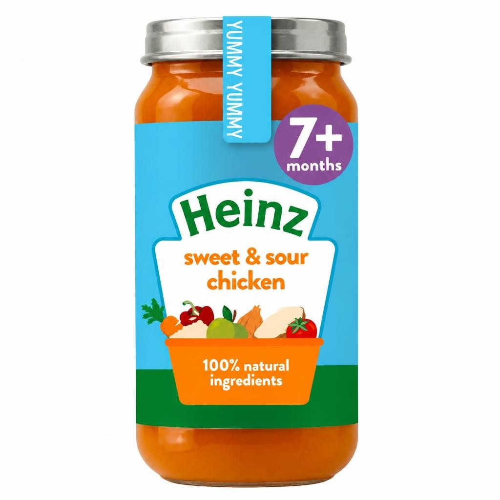 Heinz By Nature Sweet & Sour Chicken Baby Food Jar  7+ Months 200g