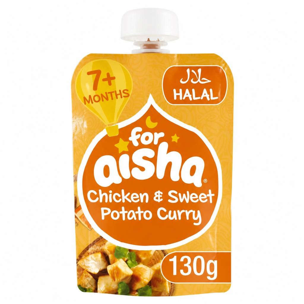 For Aisha Chicken & Sweet Potato Curry 7+ Months 130g