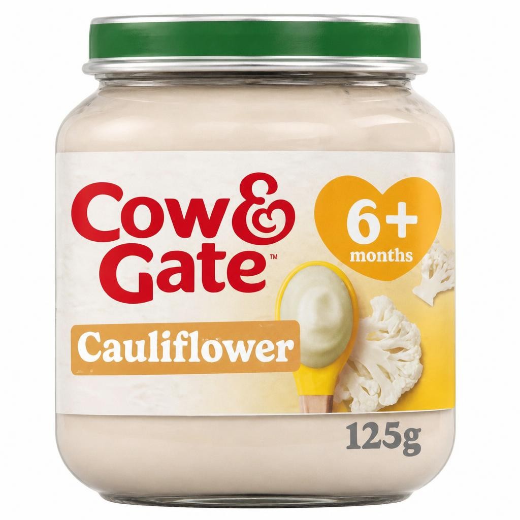 Cow & Gate Cauliflower Baby Food Snack Jar, 6+ Months, 125g