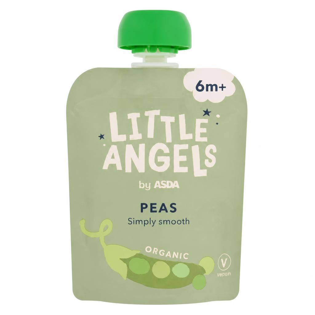 LITTLE ANGELS by ASDA Little Angels Peas 6M+ 70g