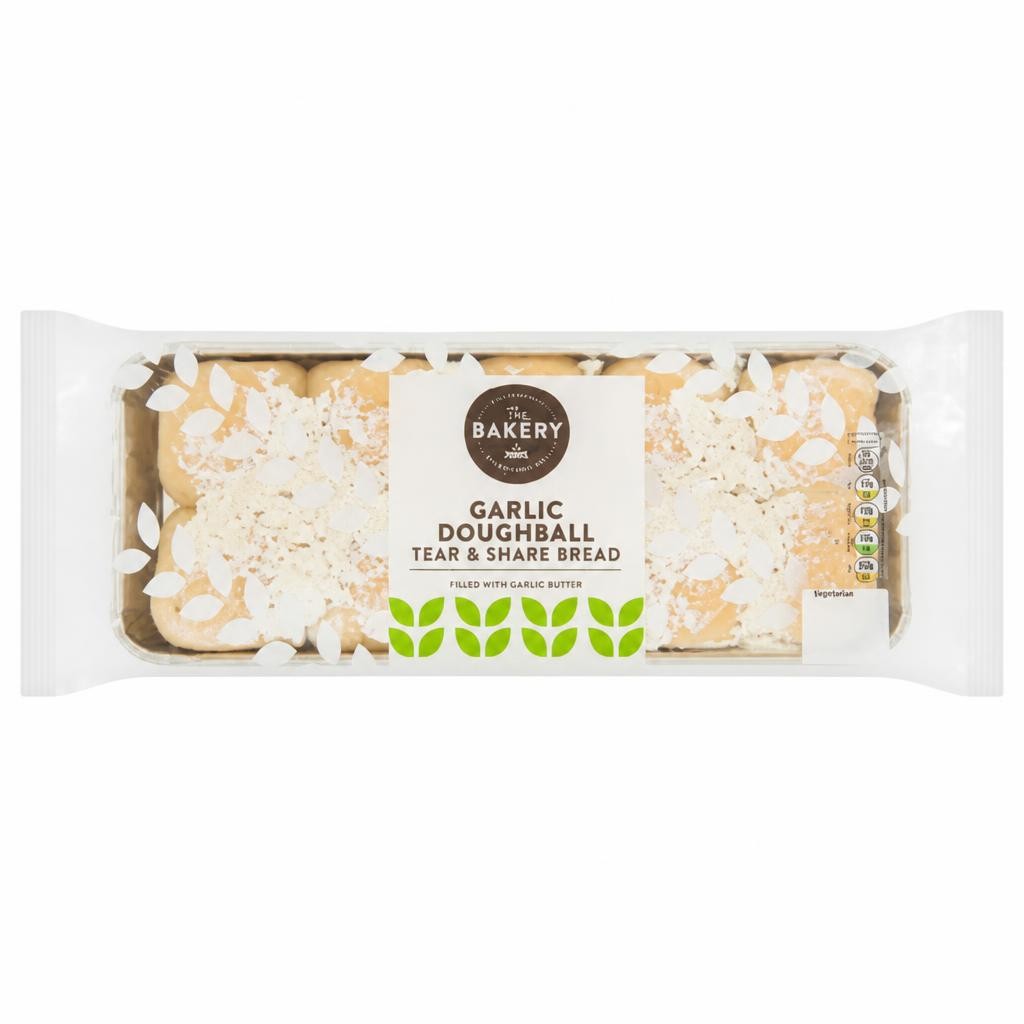 The BAKERY at ASDA The Bakery at  Garlic Doughball Tear & Share Bread 165g