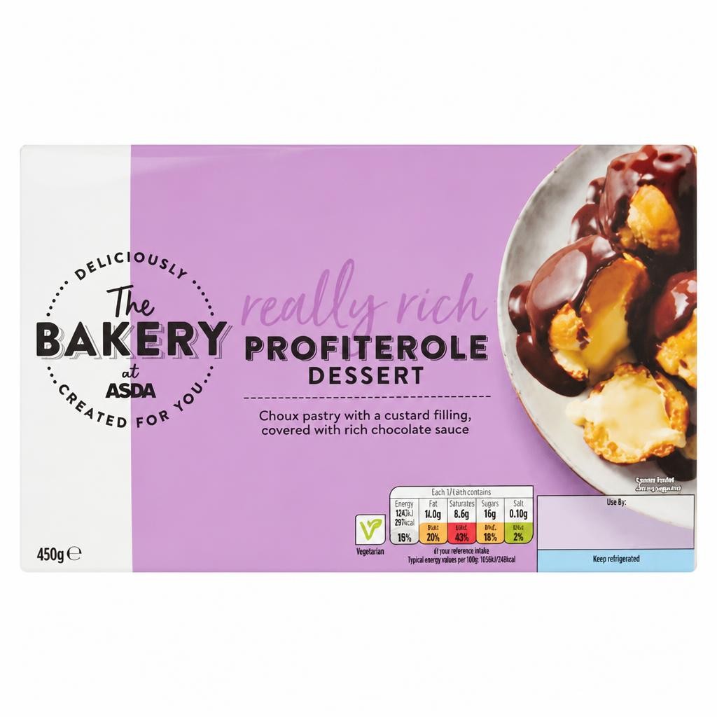 The BAKERY at ASDA THE BAKERY at ASDA PROFITEROLE DESSERT  450g