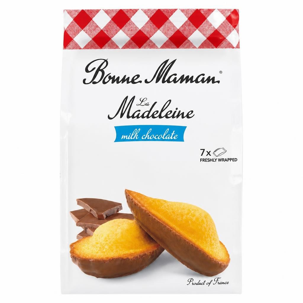 Bonne Maman Chocolate Madeleines with Milk 7 Pack