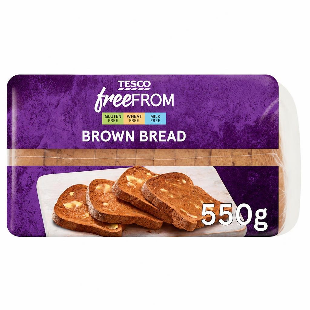 Tesco Free From Brown Bread 550g