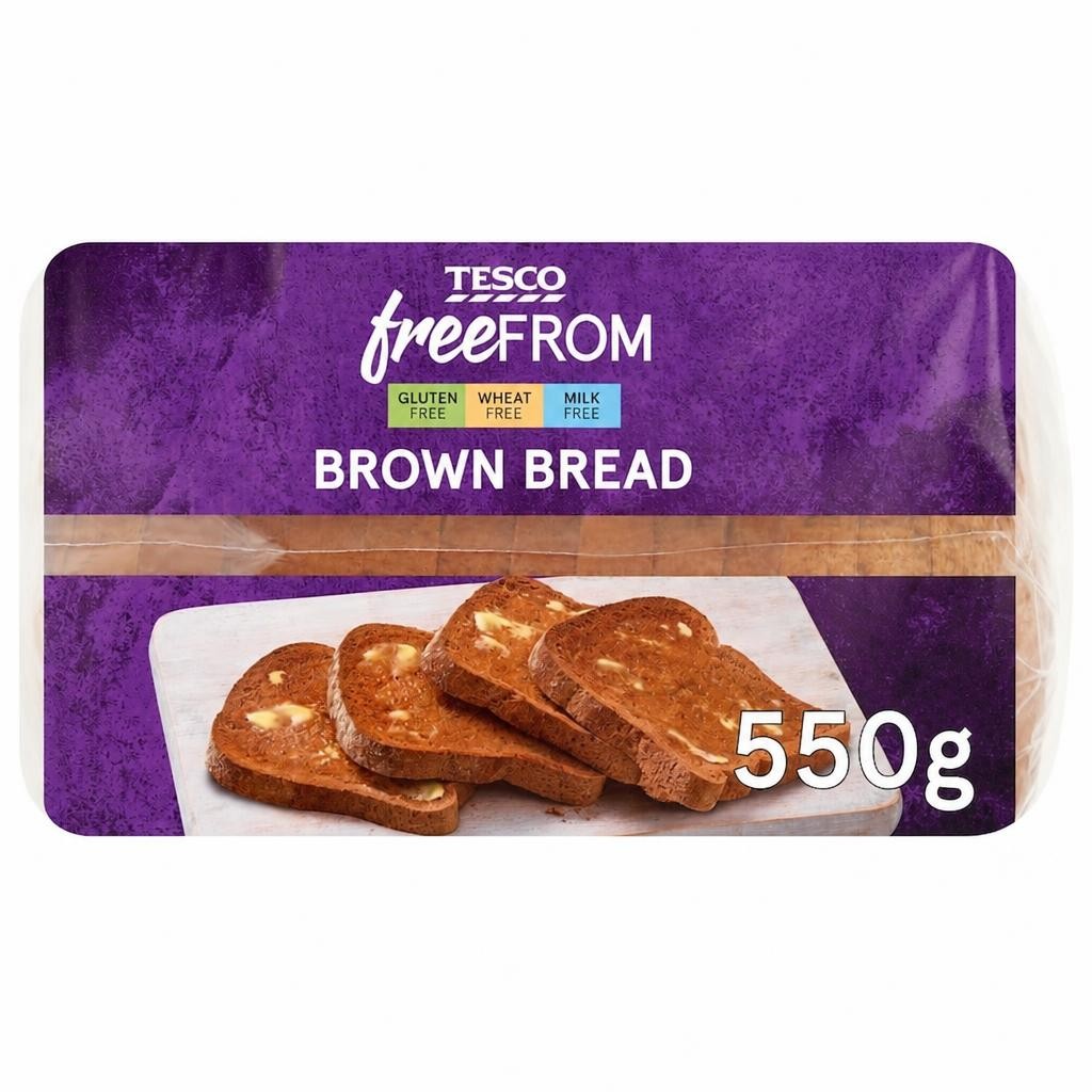 Tesco Free From Brown Bread 550g