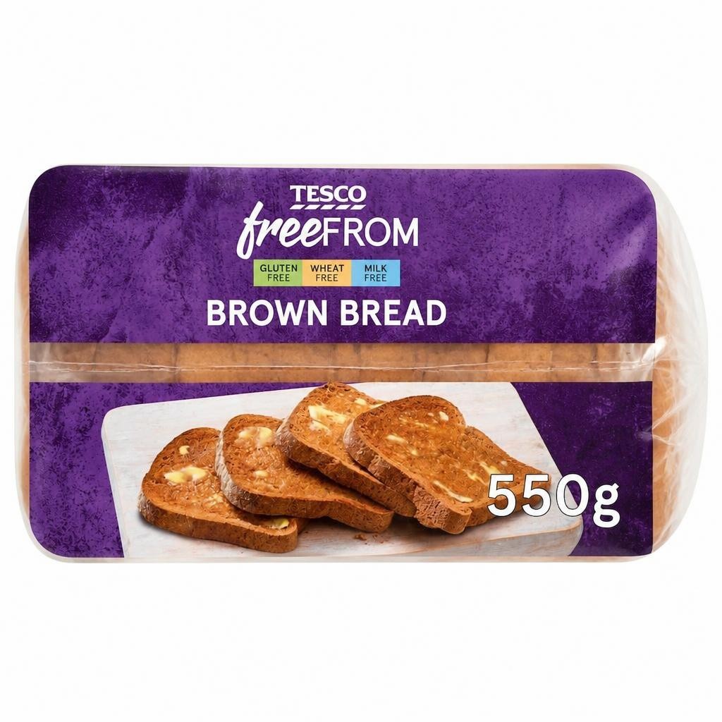 Tesco Free From Brown Bread 550g