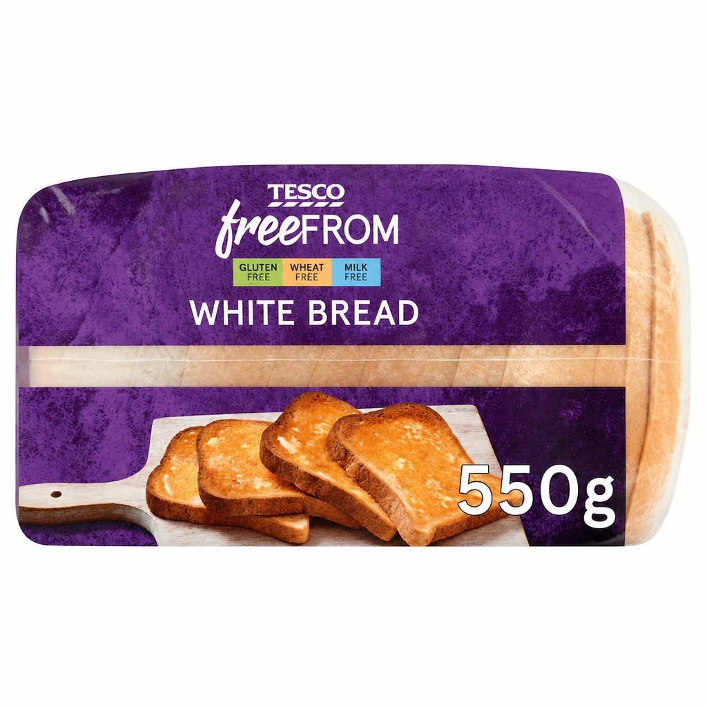 Tesco Free From White Bread 550g