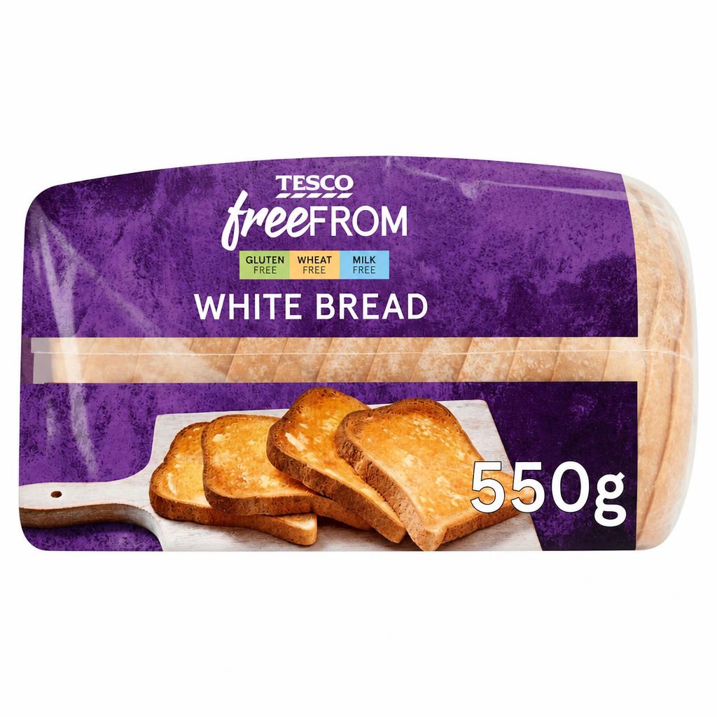 Tesco Free From White Bread 550g