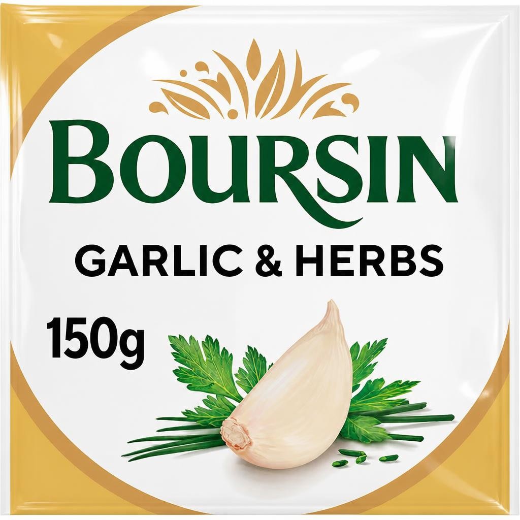 Boursin Garlic & Herbs Soft Cheese 150g