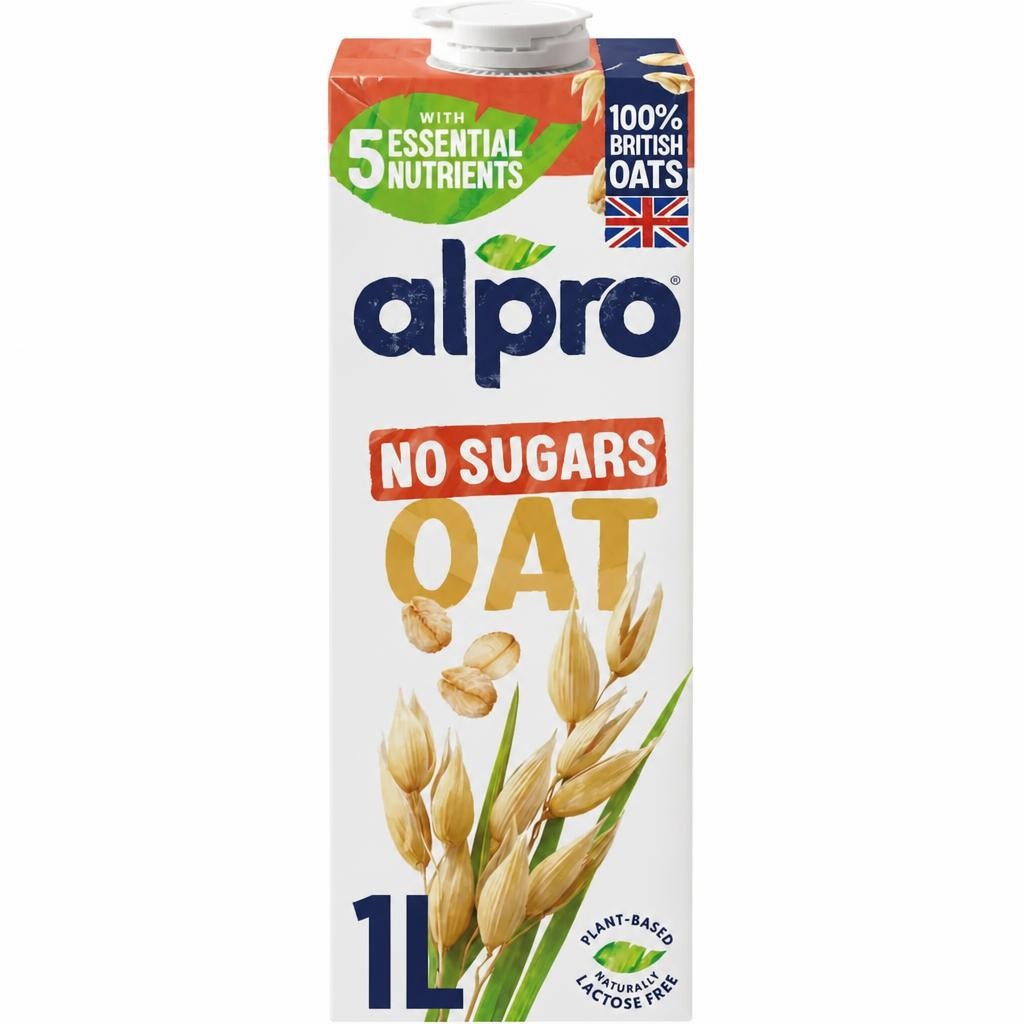 Alpro Oat No Sugar Long Life Dairy Free Drink 1L