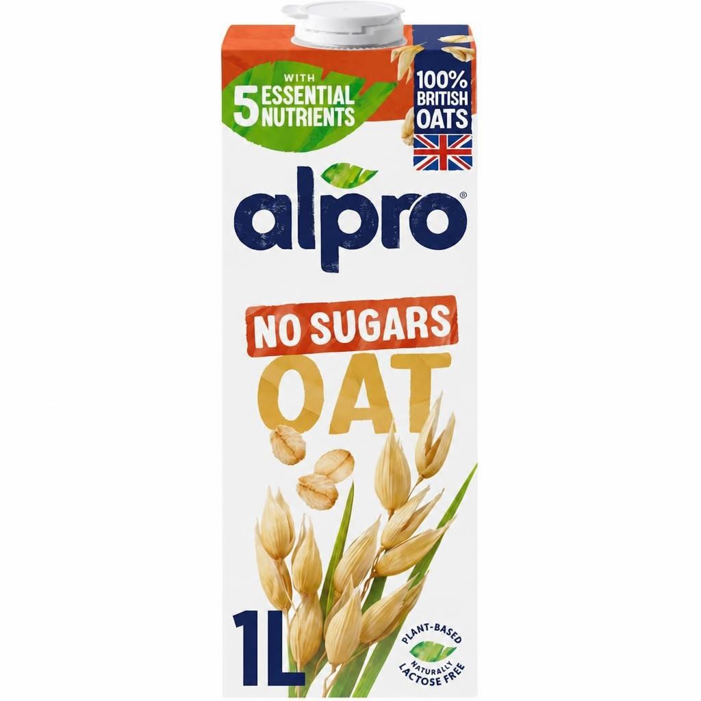 Alpro Oat No Sugar Long Life Dairy Free Drink 1L