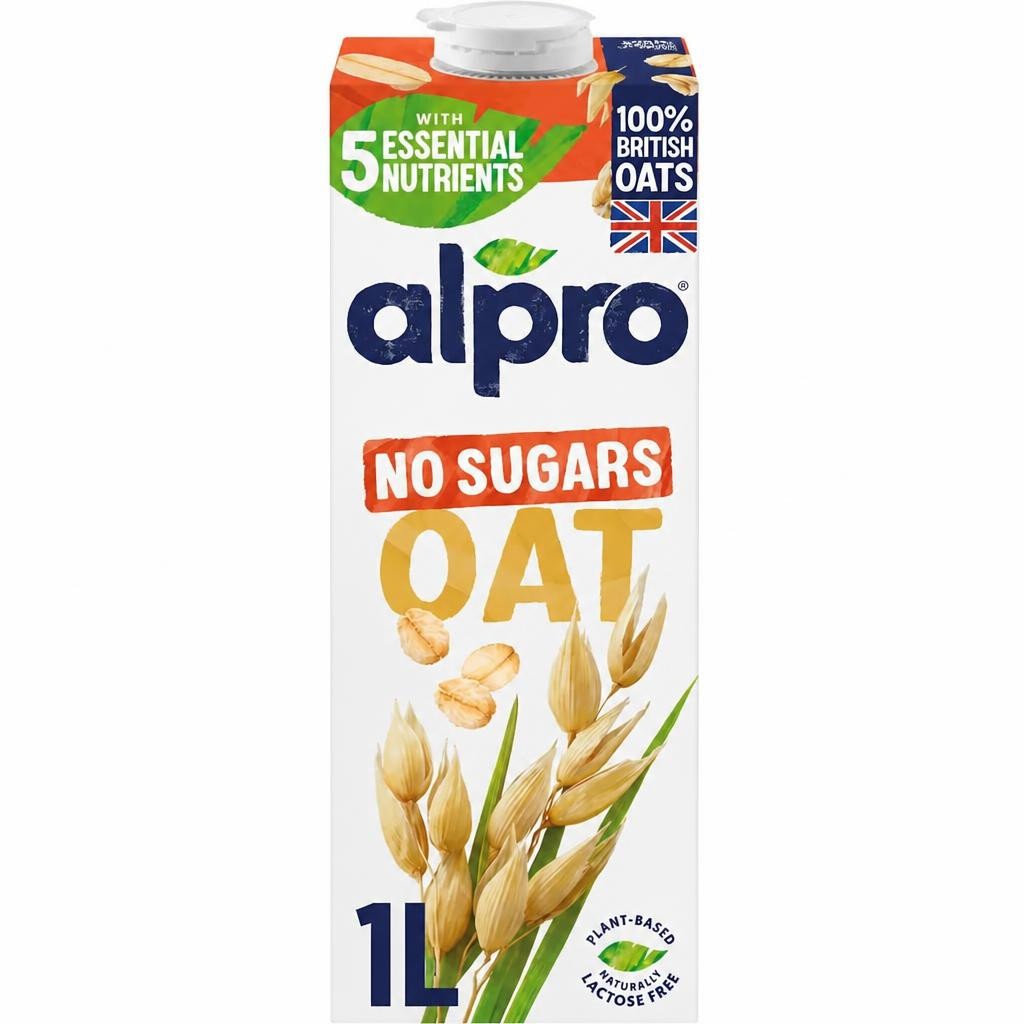 Alpro Oat No Sugar Long Life Dairy Free Drink 1L