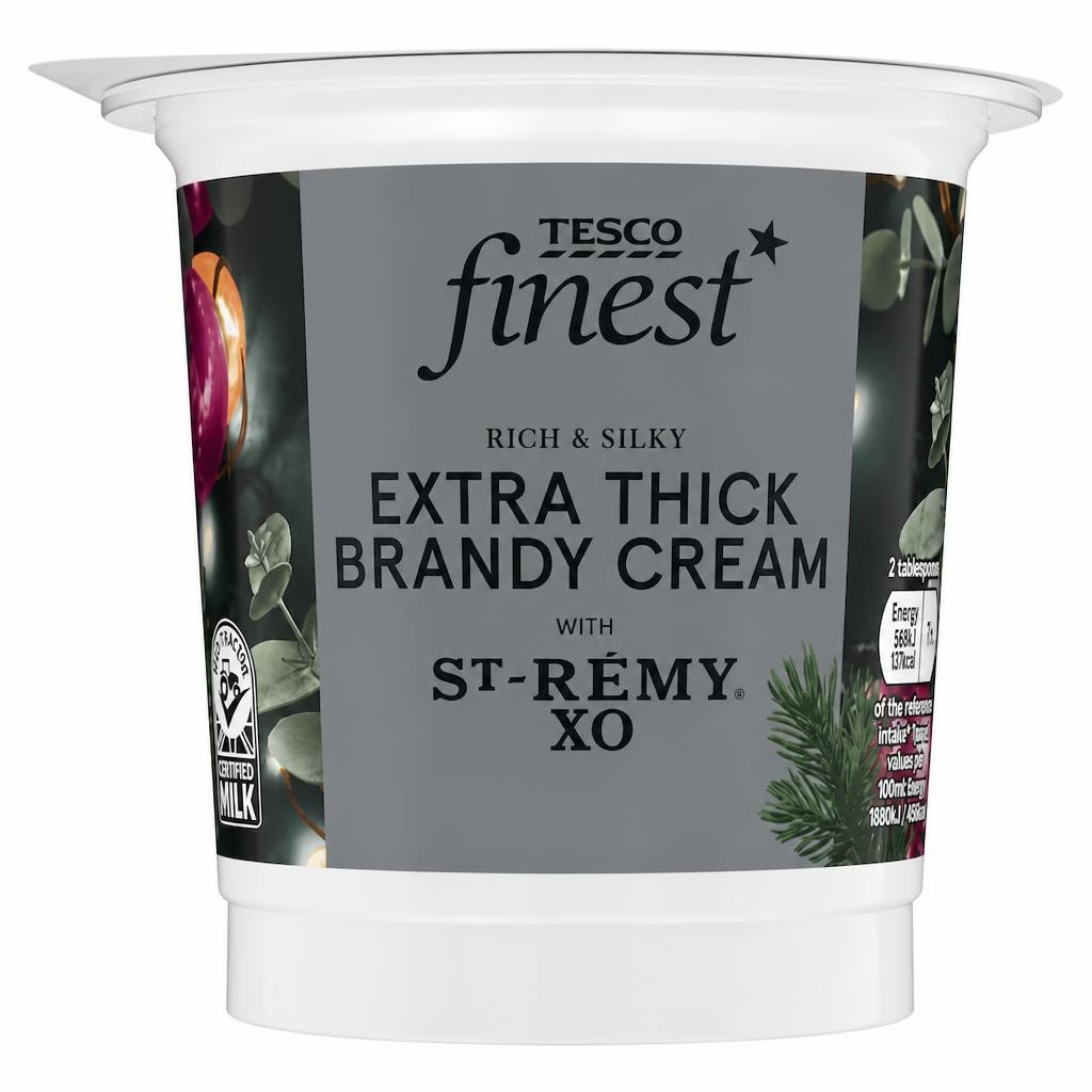 Tesco Finest Really Thick Brandy Cream 250ml