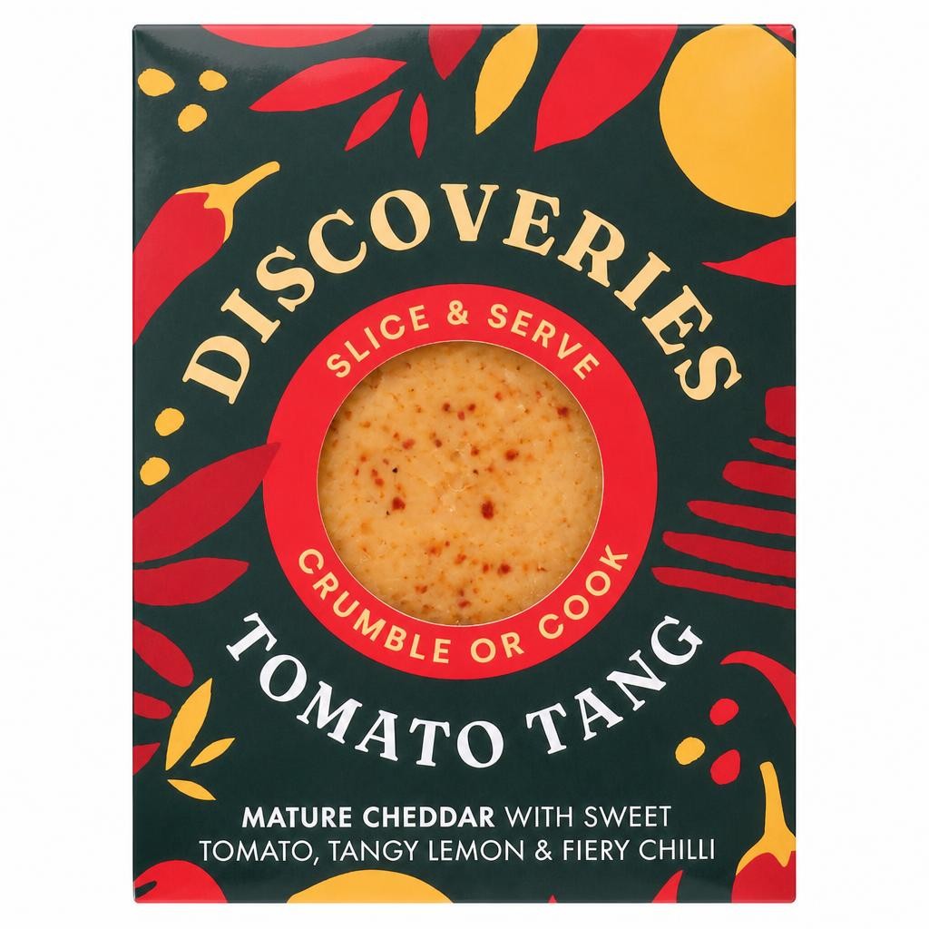Discoveries Tomato Tang Mature Cheddar 170g