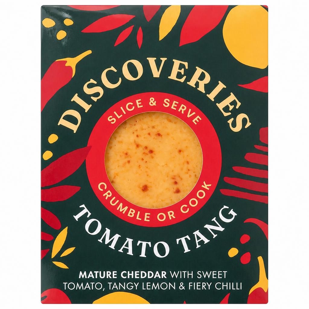 Discoveries Tomato Tang Mature Cheddar 170g