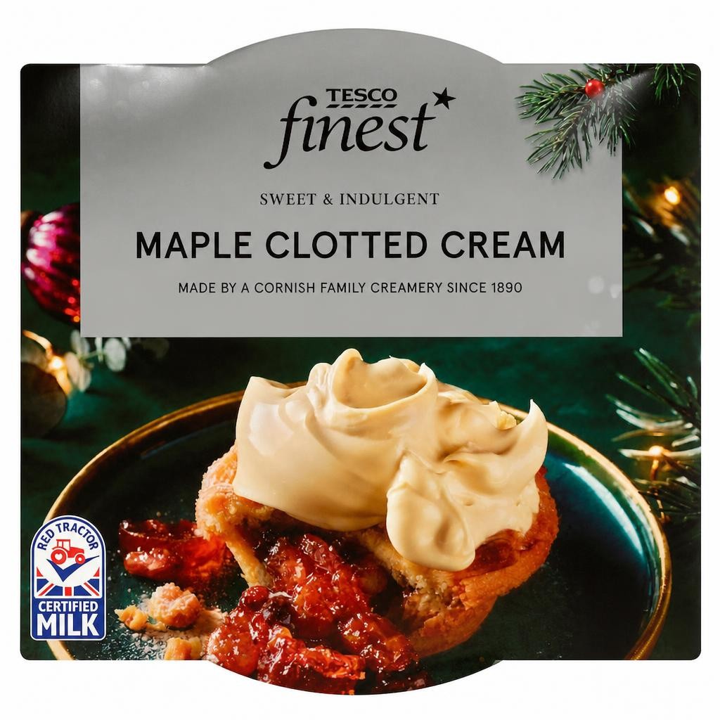 Tesco Finest Maple Clotted Cream 227g