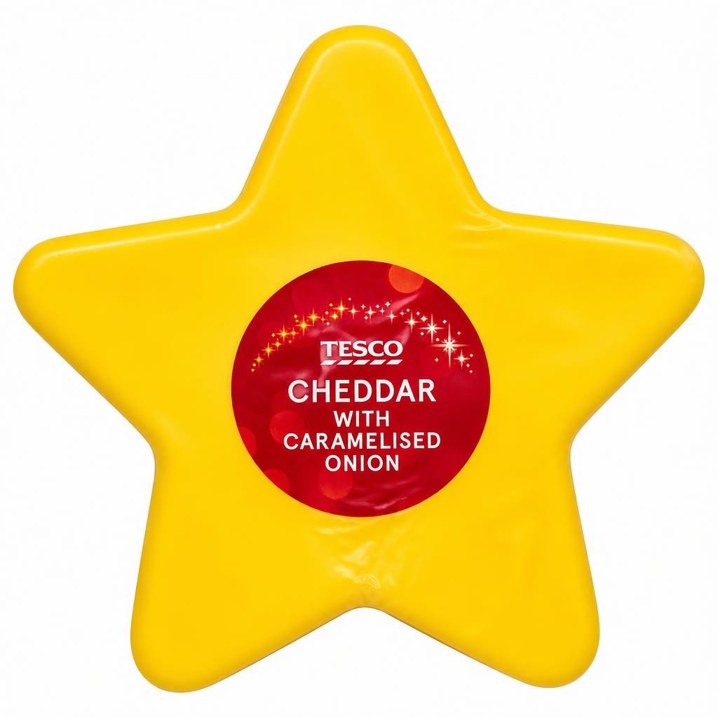 Tesco Cheddar with Caramelised Onion Truckle 180g
