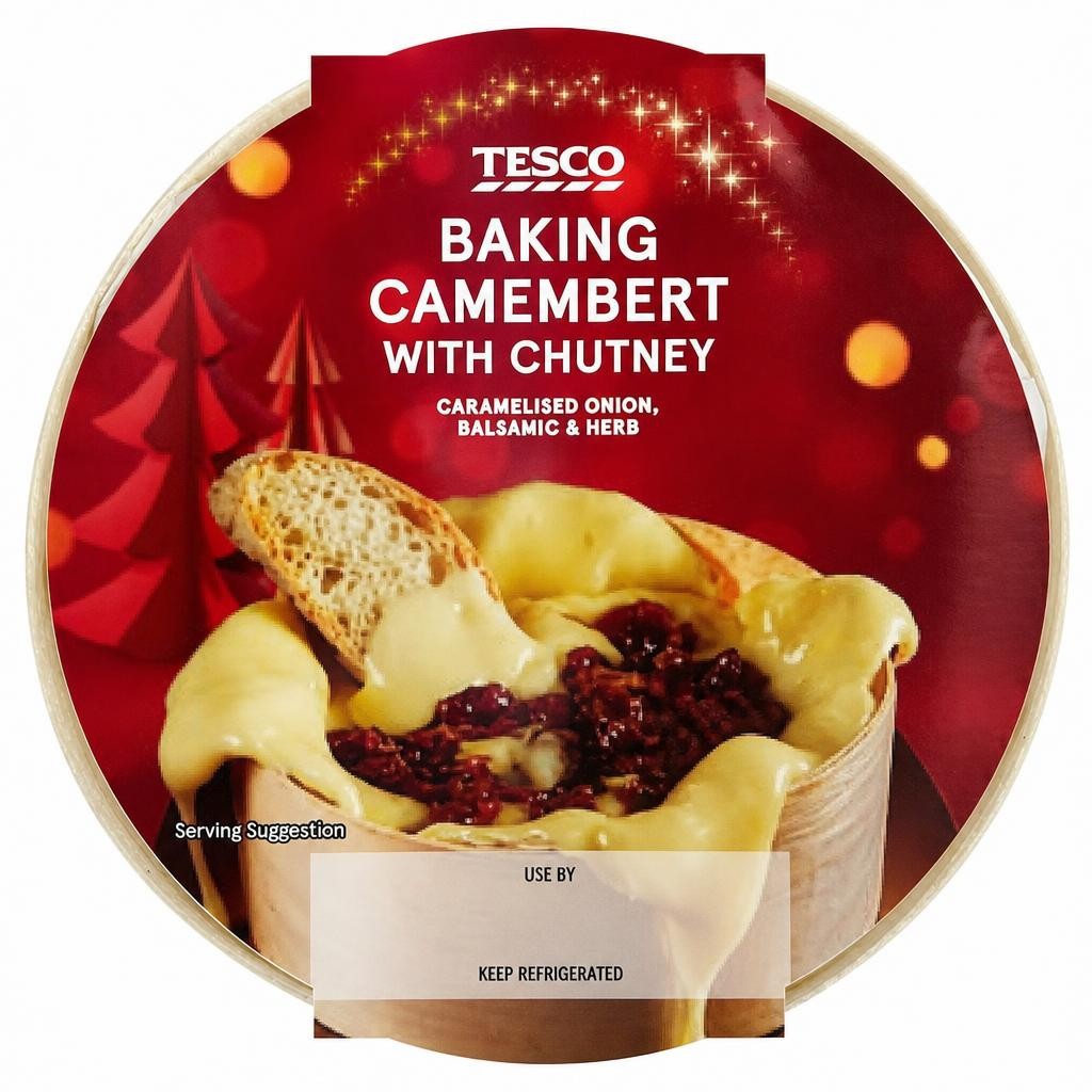 Tesco Baking Camembert with Chutney 285g