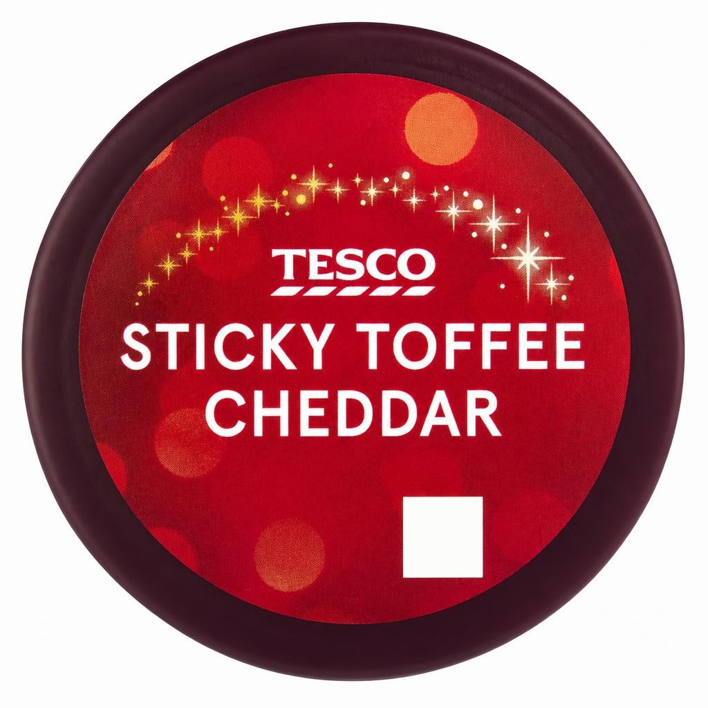 Tesco Sticky Toffee Cheddar Truckle 100G