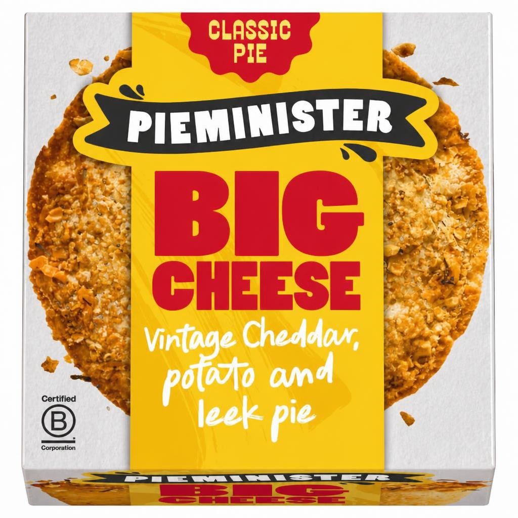 Pieminister Big Cheese Pie with Vintage Cheddar, Potato & Leek 255g