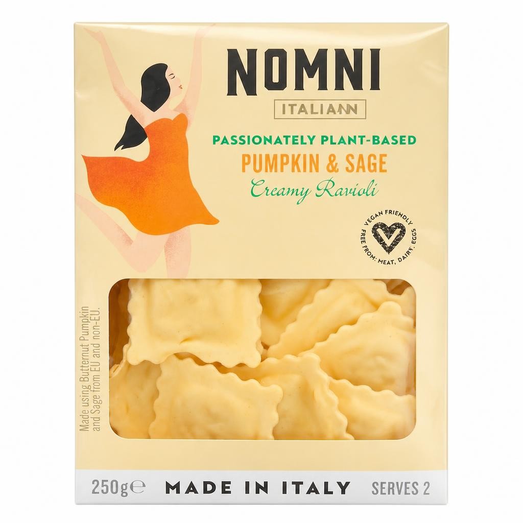 Nomma Pumpkin & Sage Ravioli 250g