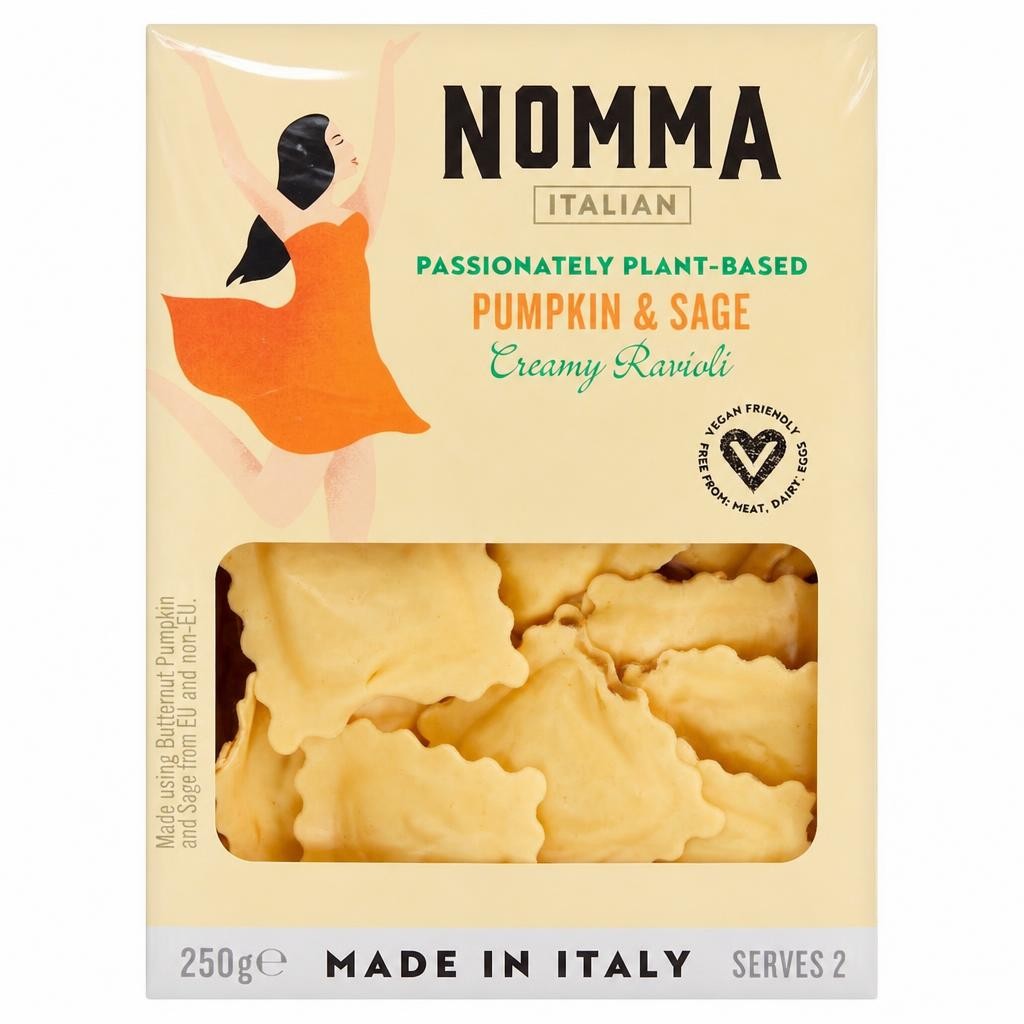 Nomma Pumpkin & Sage Ravioli 250g