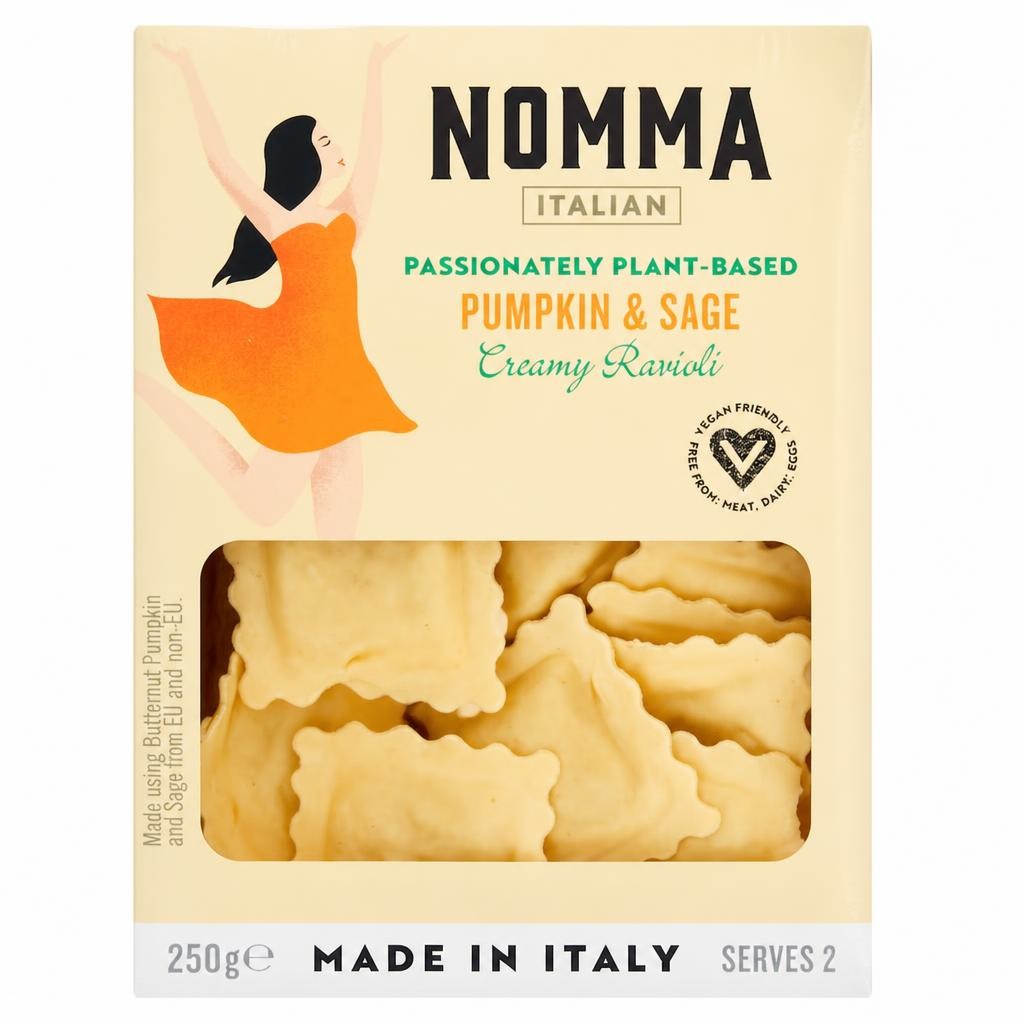 Nomma Pumpkin & Sage Ravioli 250g