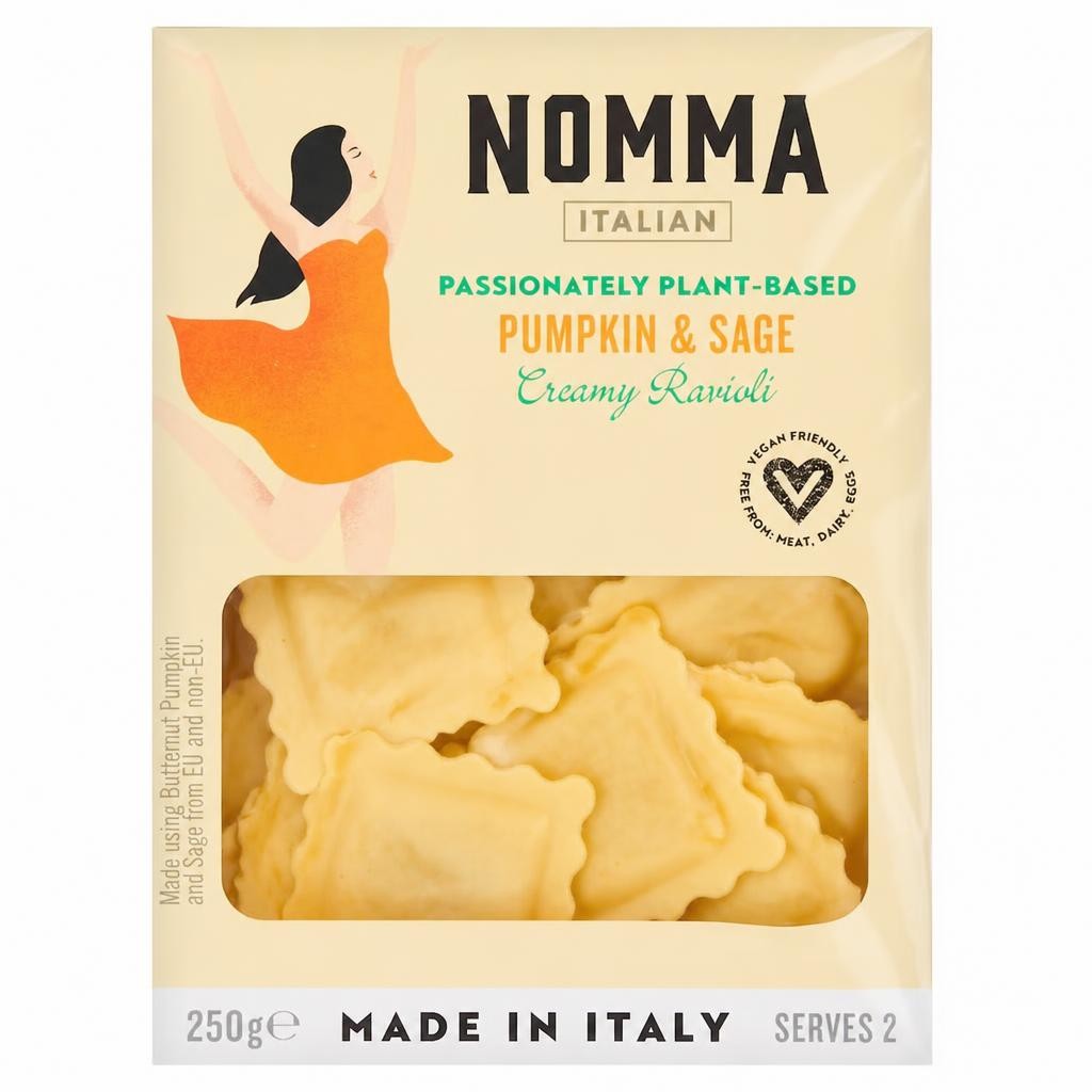 Nomma Pumpkin & Sage Ravioli 250g