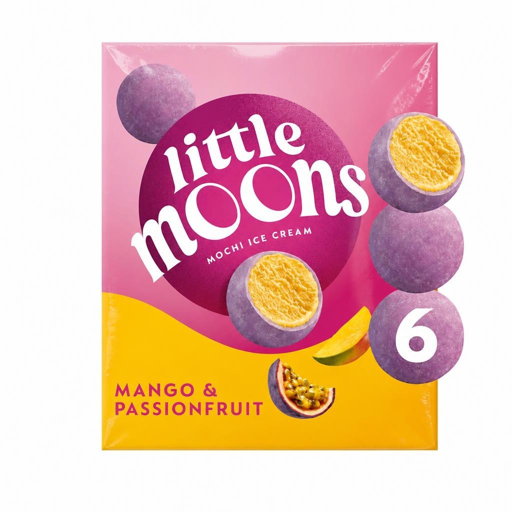 Little Moons Passionfruit & Mango Mochi Ice Cream 6x32g