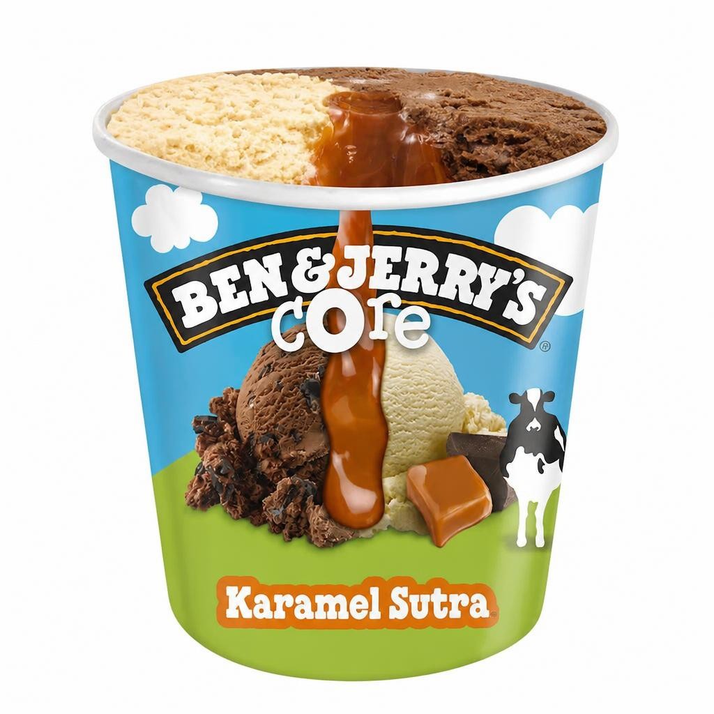 Ben & Jerry's Karamel Sutra Core Chocolate & Caramel Ice Cream Tub 465ml
