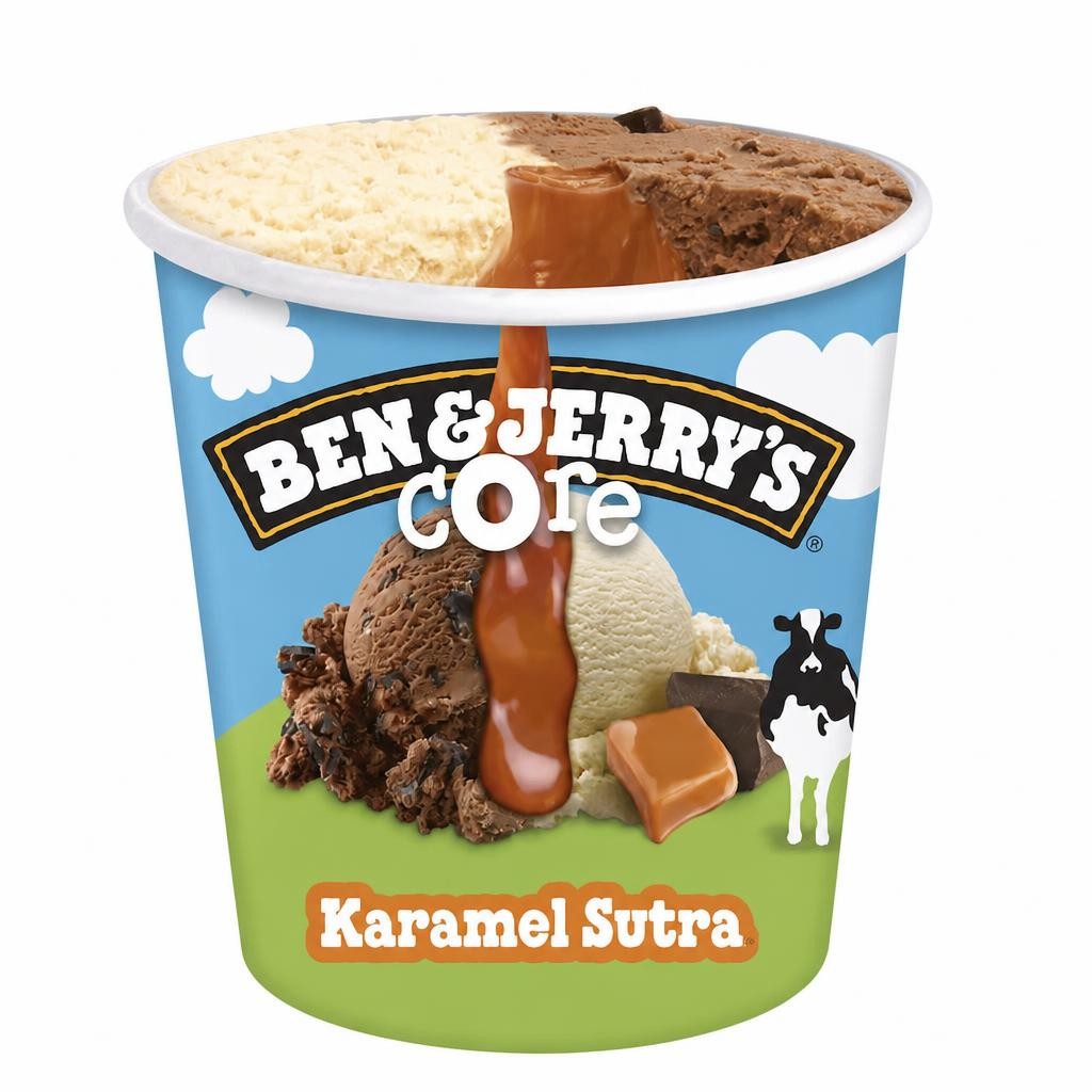 Ben & Jerry's Karamel Sutra Core Chocolate & Caramel Ice Cream Tub 465ml