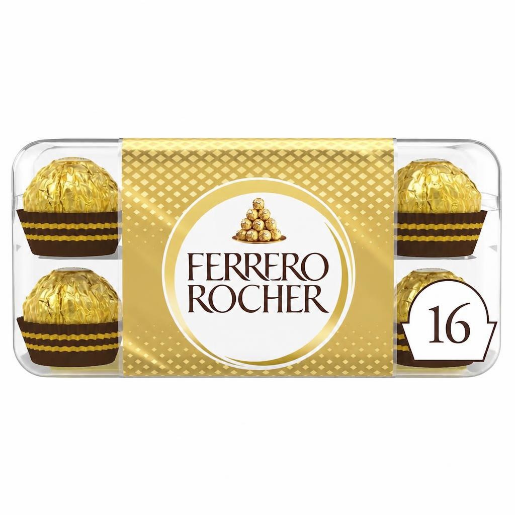 Ferrero Rocher Chocolate Pralines Gift Box 16 Pieces 200g