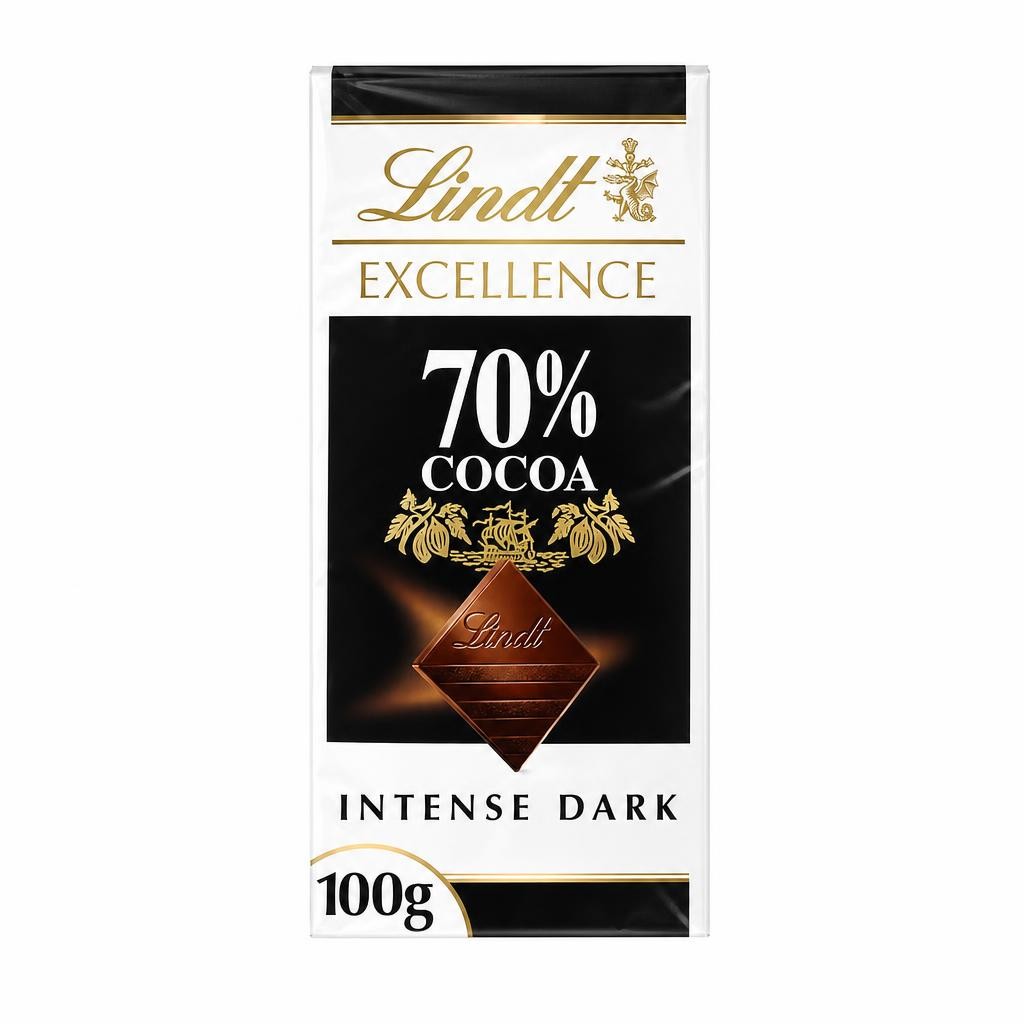 Lindt Excellence Dark Chocolate Bar - 70% Cocoa 100g