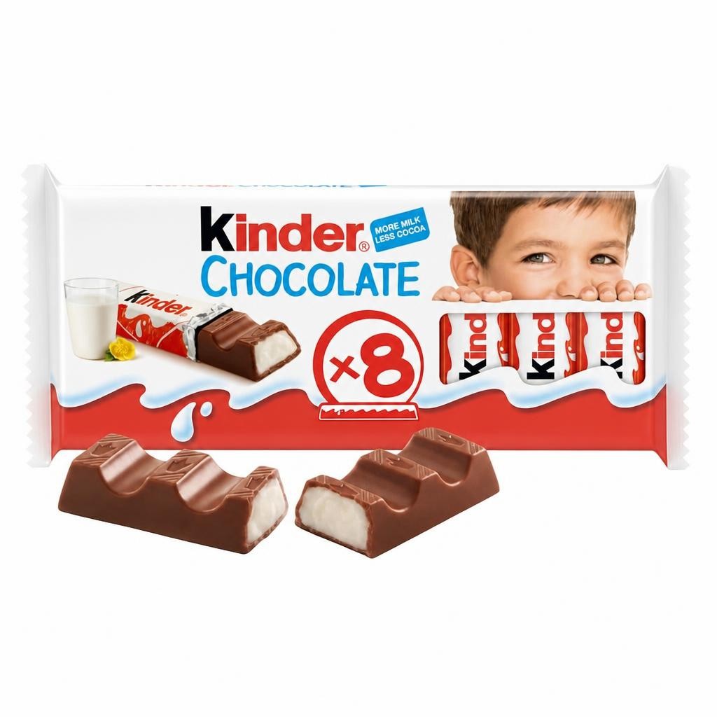 Kinder Chocolate Bars Multipack 8 X 12.5g