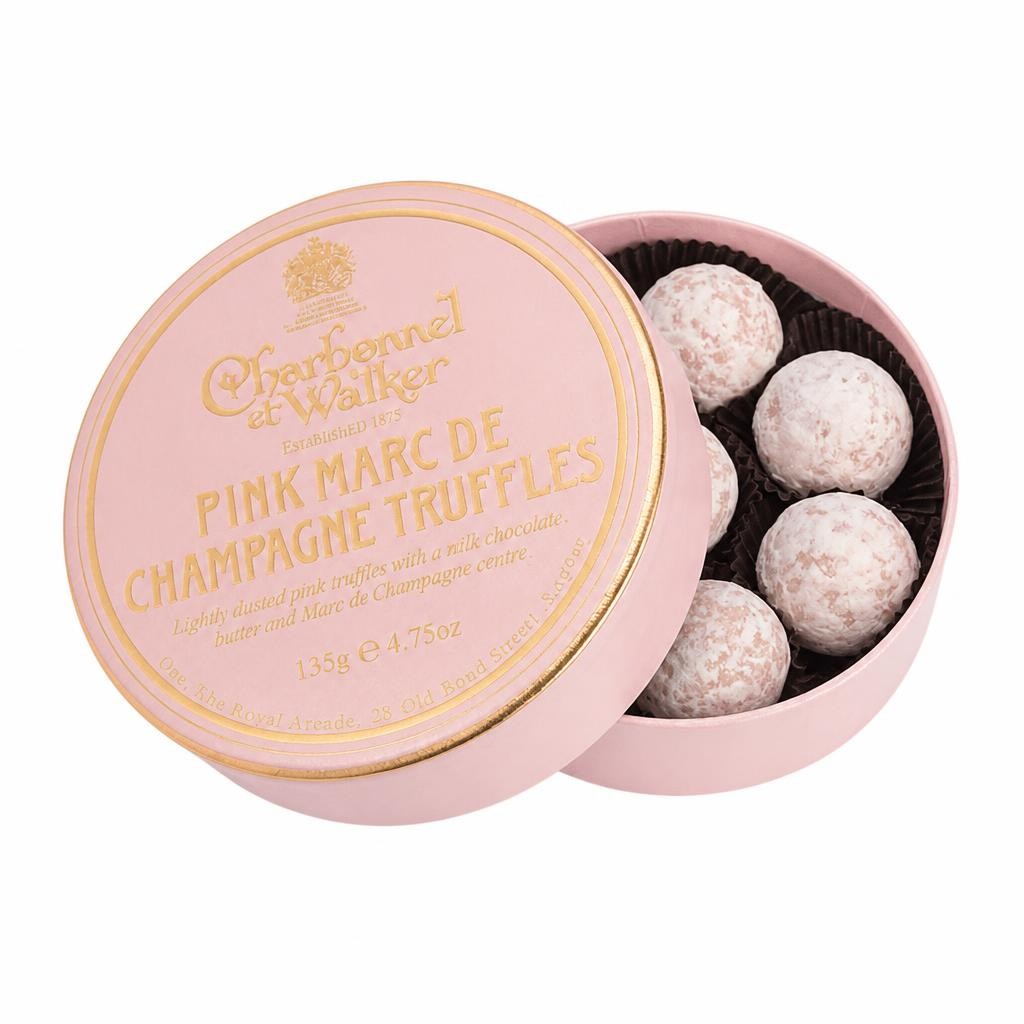 Charbonnel et Walker Pink Marc de Champagne Truffles (135g)