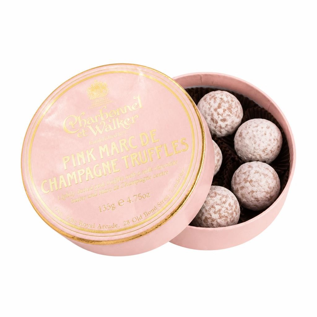 Charbonnel et Walker Pink Marc de Champagne Truffles (135g)