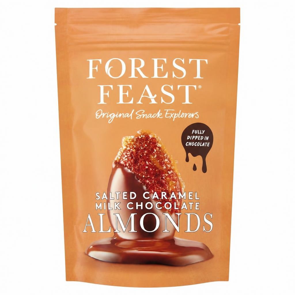 Forest Feast Salted Caramel Milk Chocolate Almond 120G