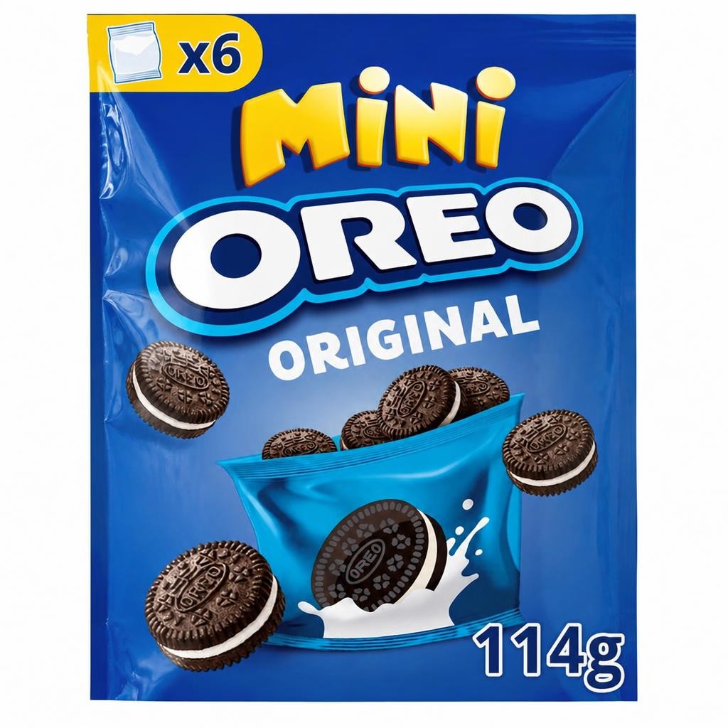 Mini Oreo Biscuit Snack Pack 114G