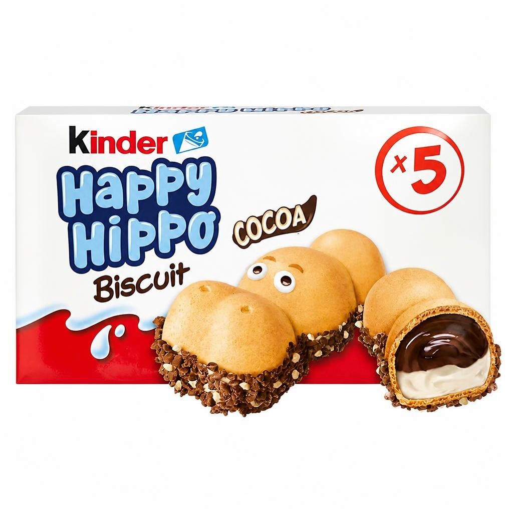 Kinder Happy Hippo Cocoa Cream 5 Pack