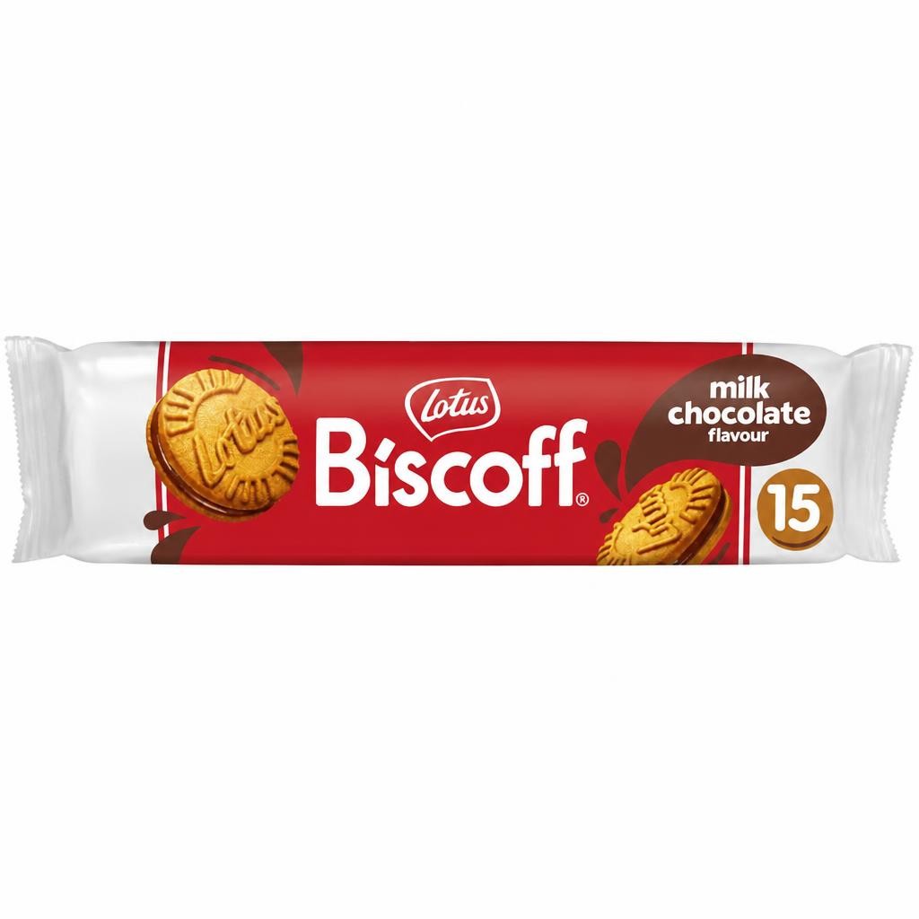 Lotus Biscoff Sandwich Biscuits Milk Chocolate 150G