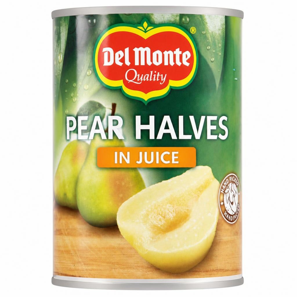 Del Monte Pear Halves In Juice 415G