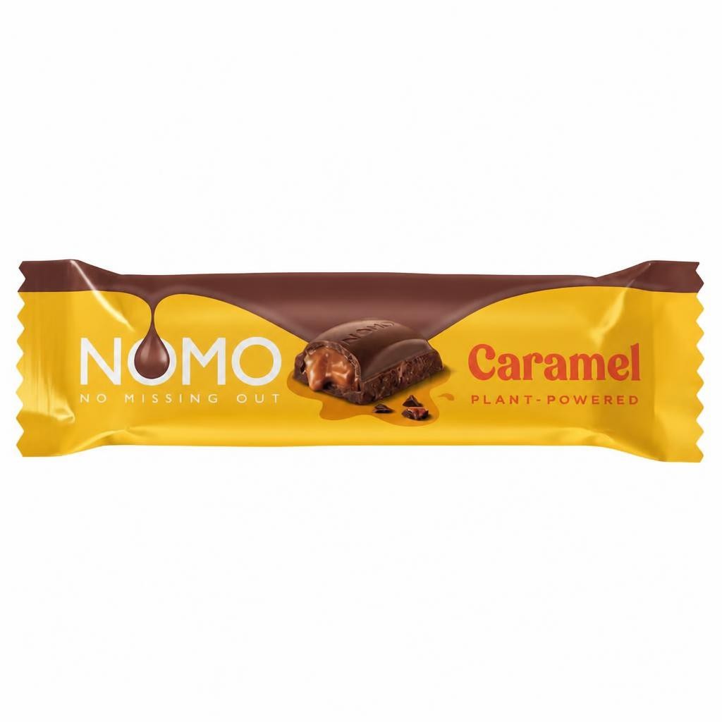 Nomo Vegan & Free From Caramel Chocolate Bar 38g