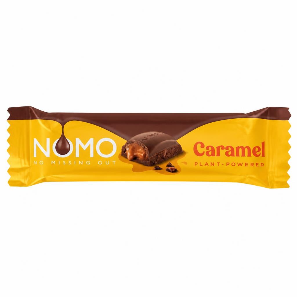 Nomo Vegan & Free From Caramel Chocolate Bar 38g